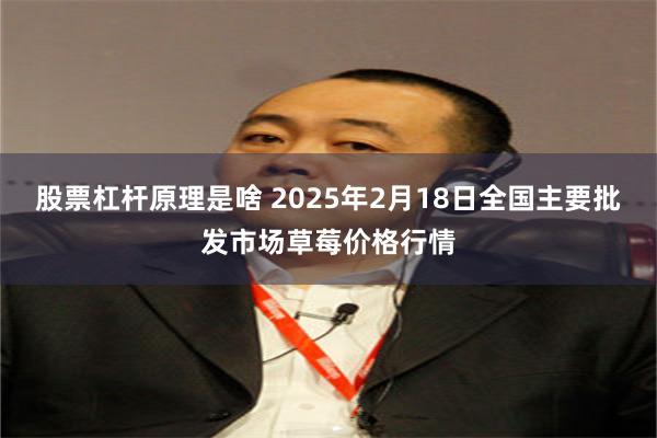 股票杠杆原理是啥 2025年2月18日全国主要批发市场草莓价格行情